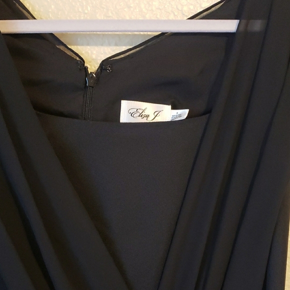 Eliza J Black Wide-Leg Jumpsuit - Picture 2 of 11